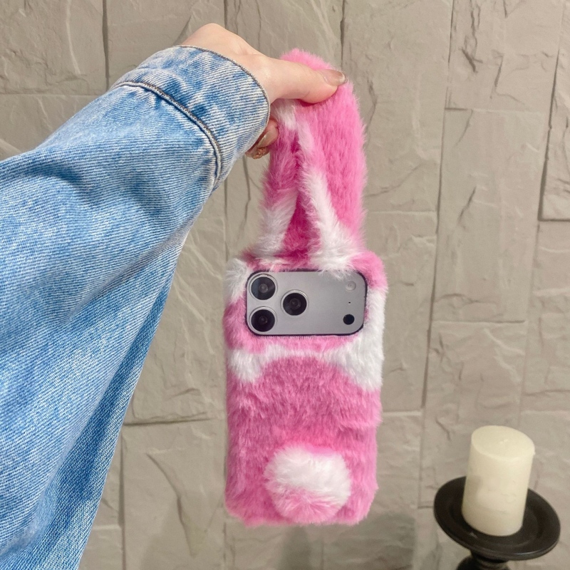 Cute Rabbit Design Fluffy Phon - Phone Cases Iphone 14 ulasan dan harga