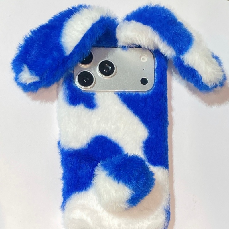 Cute Rabbit Design Fluffy Phon - Phone Cases Iphone 14 ulasan dan harga