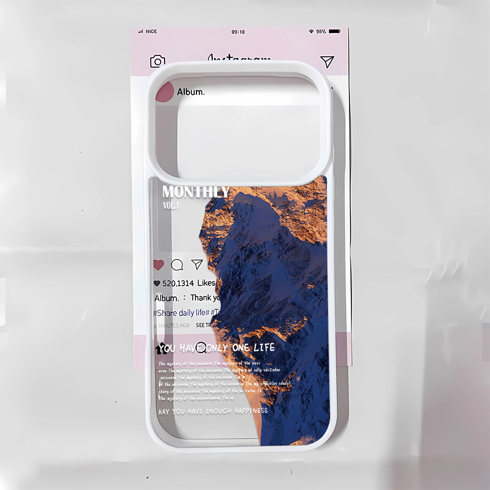 Blue Nature Mountain Scenic El - Phone Cases That Cover The Camera ulasan dan harga