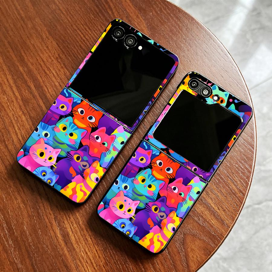 Full Cover Cat Phone Cover Cas - Phone Cases Z Flip 7 ulasan dan harga