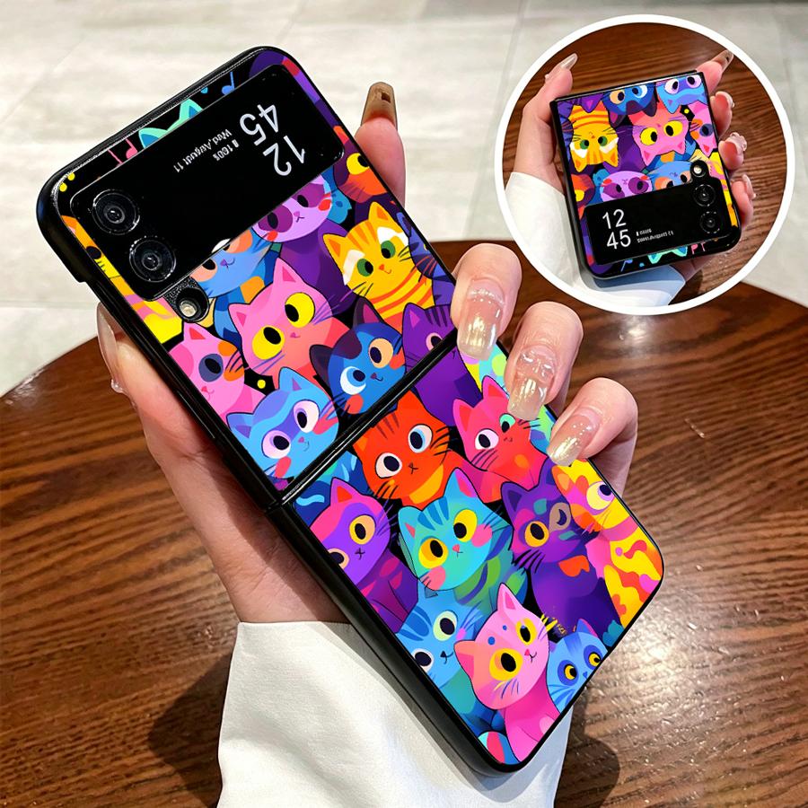 Full Cover Cat Phone Cover Cas - Phone Cases Z Flip 7 ulasan dan harga
