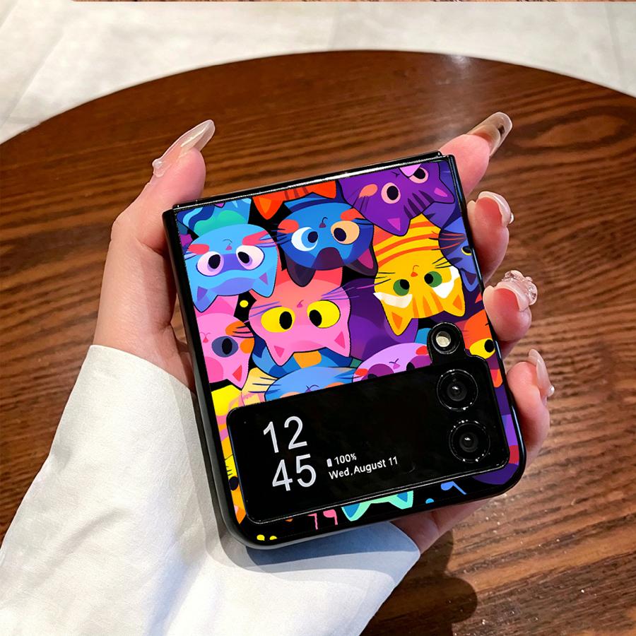 Full Cover Cat Phone Cover Cas - Phone Cases Z Flip 7 ulasan dan harga